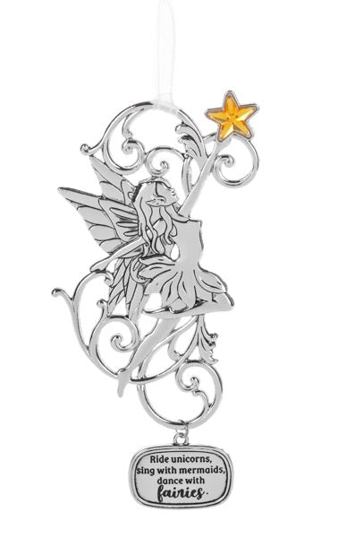 Ornament Ride Unicorns Sing Fairy