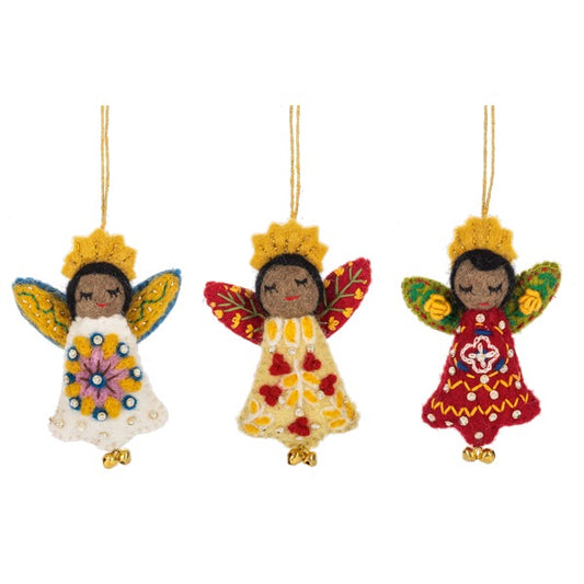 Ornament Angel Felted