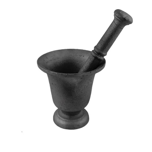Mortar & Pestle Cast Iron Fluted