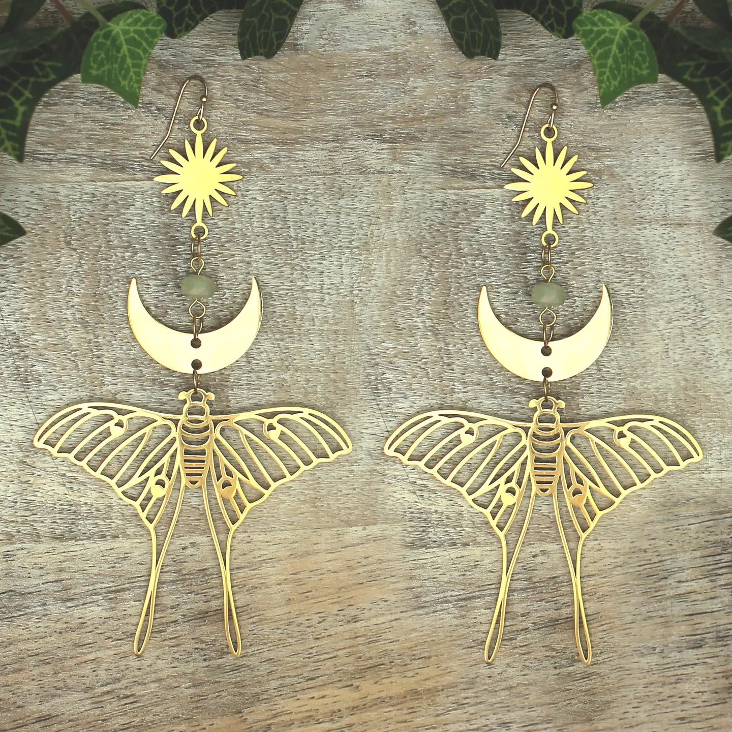 Earring Luna Moth Dangle