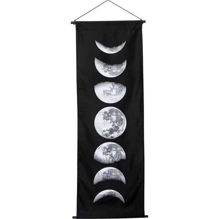 Banner Moon Phase on a white background