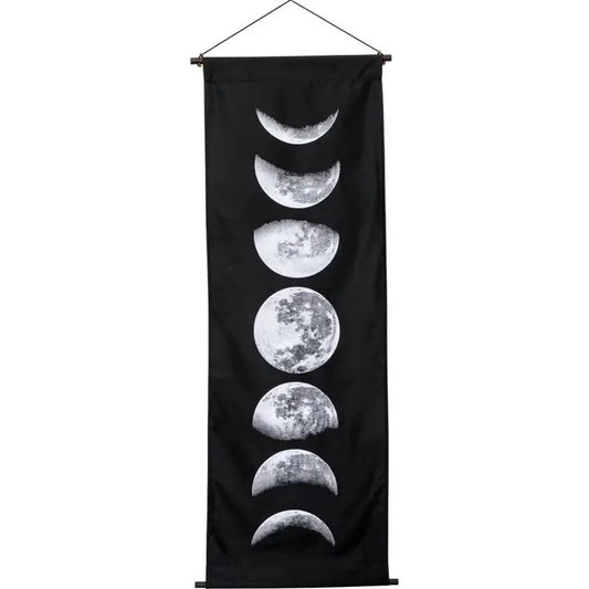 Banner Moon Phase on a white background