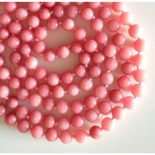 Mala Rhodochrosite Knotted 8mm