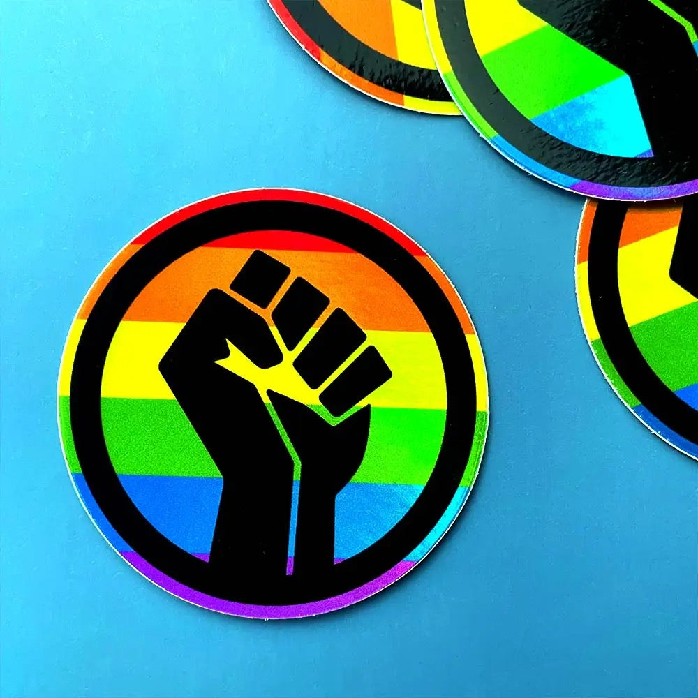 Sticker Black Lives Matter Pride Fist