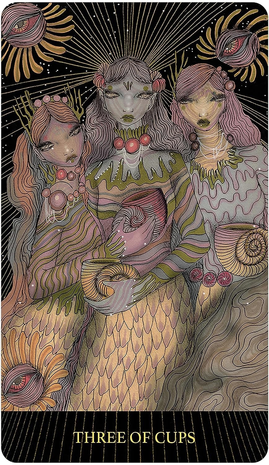 Mind's Eye Tarot Deck Three of Cups