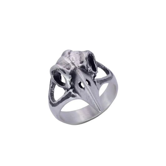 Ring Raven Skull