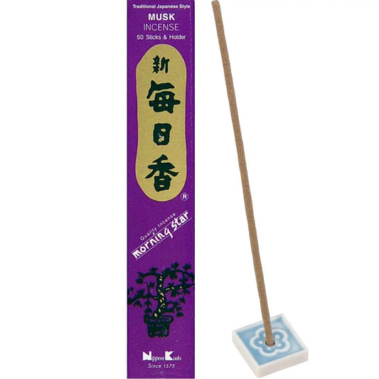 Musk Morning Incense box