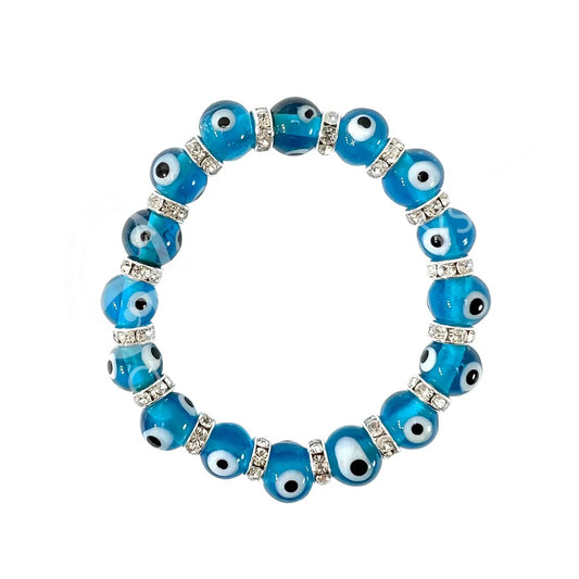 Bracelet Evil Eye Aqua