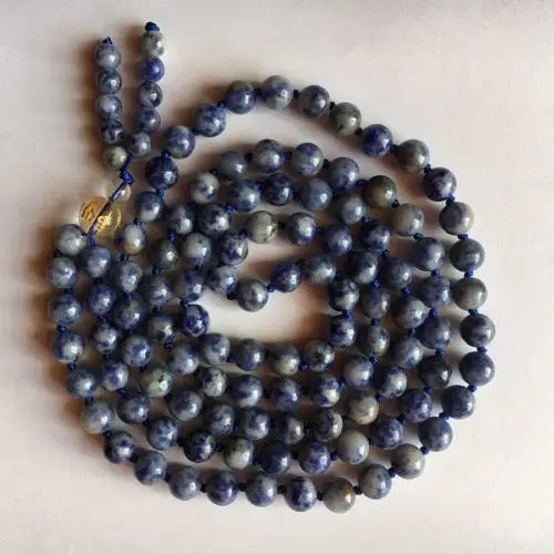 Mala Sodalite Knotted 8mm