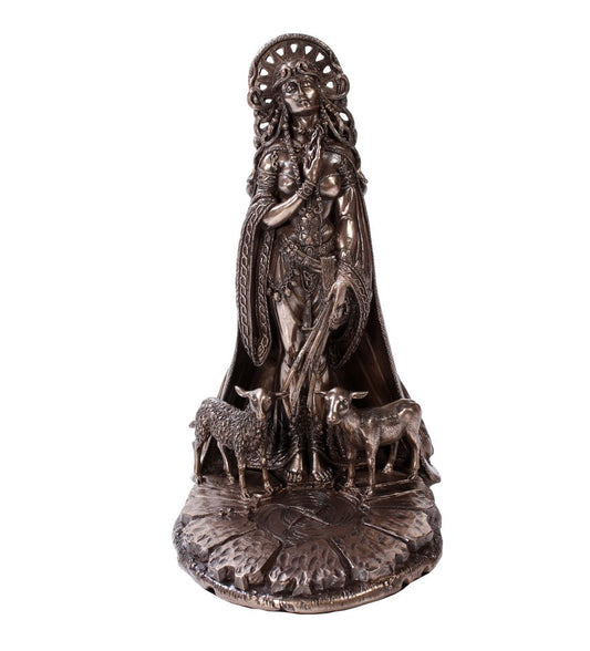 Statue Celtic Goddess Brigid Bronze