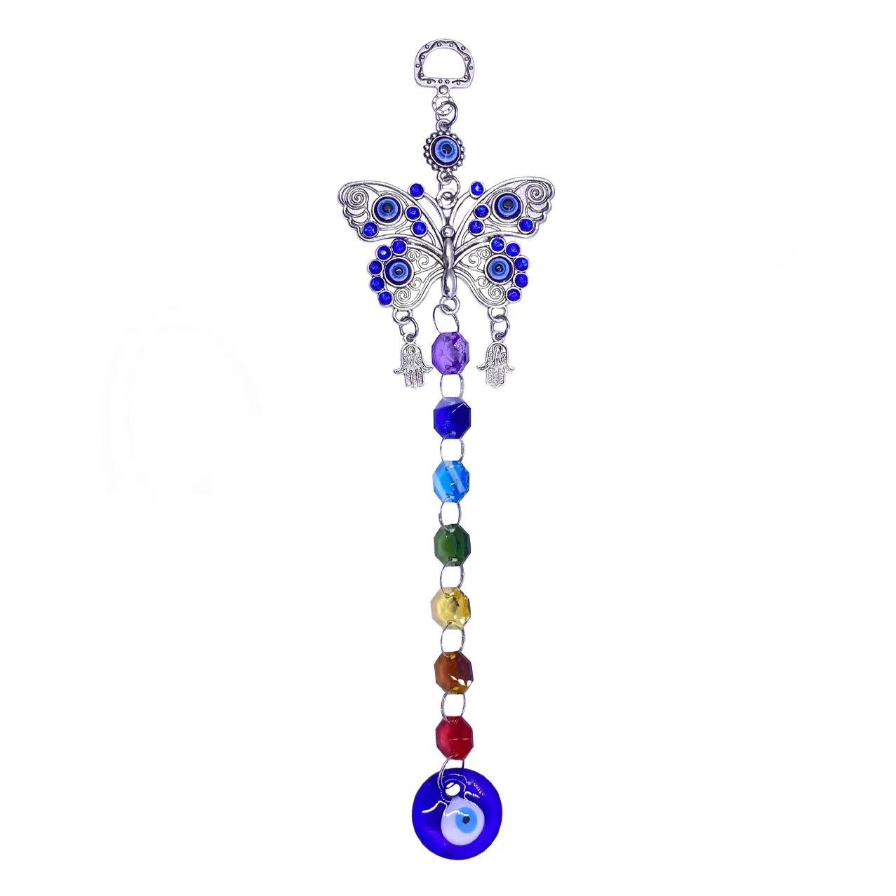 Hanging Evil Eye Butterfly Chakra