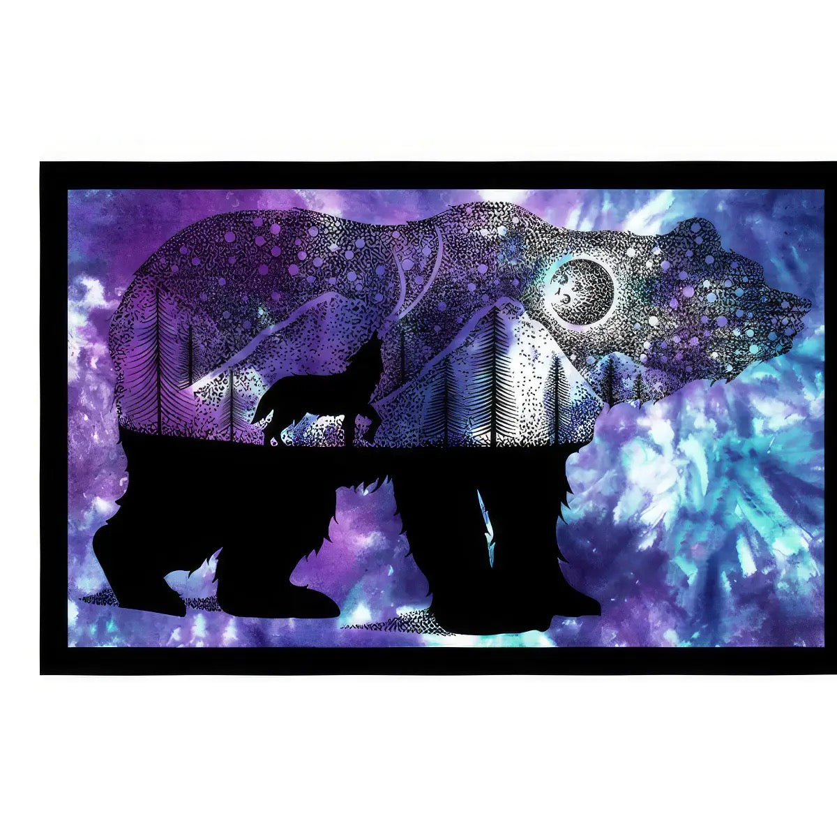 Tapestry Bear & Wolf