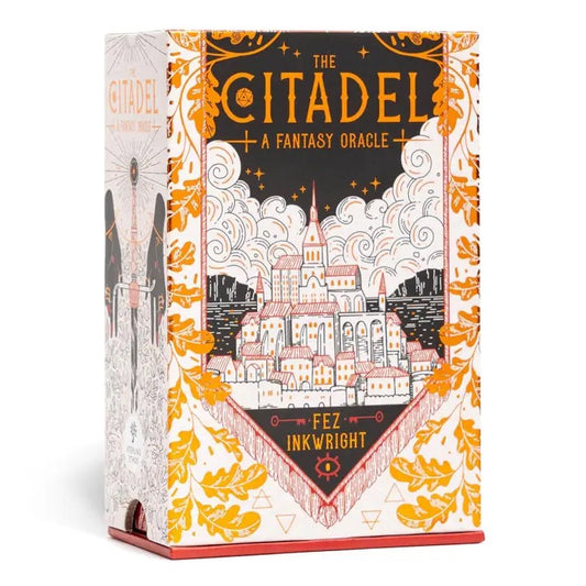 Fantasy book titled 'The Citadel' with decorative cover design on a white background