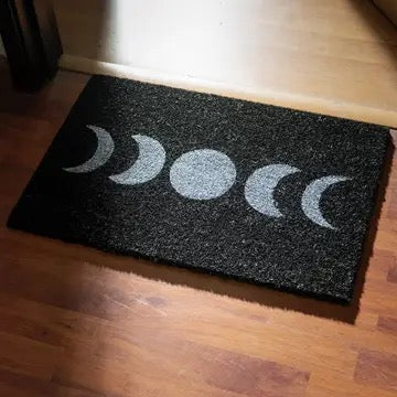 Doormat Moon Phases on a floor