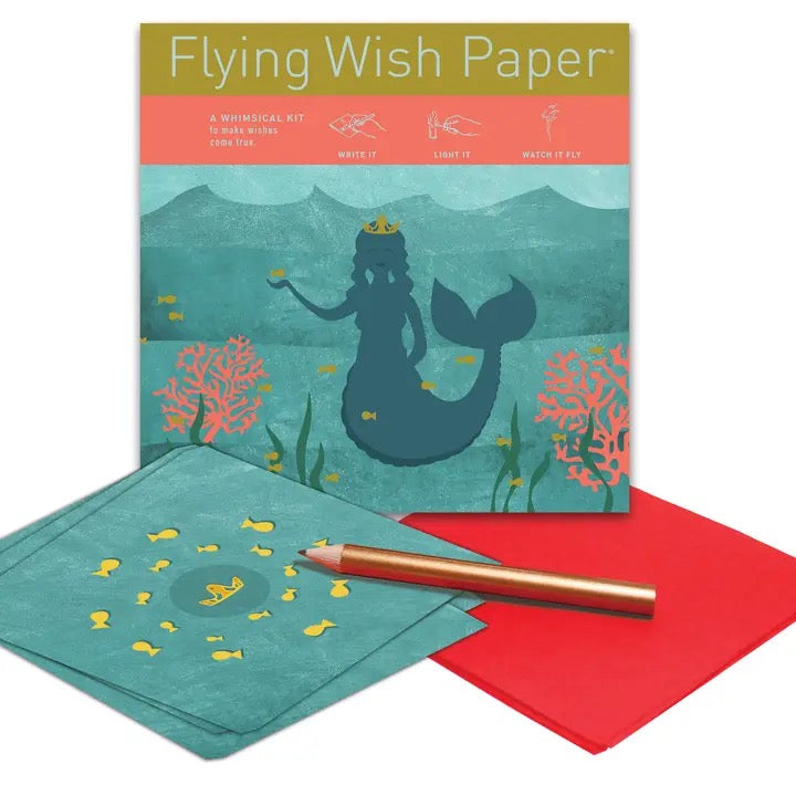 Flying Wish Paper Mermaid