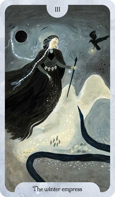 Seasons of the Witch Tarot Winter the winter empress card