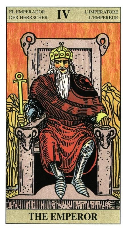 Tarot Rider Waite Editions Multilangues Emperor