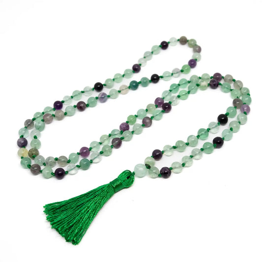 Mala Fluorite Knotted