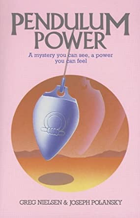 Book cover of 'Pendulum Power' with a purple pendulum on a pink background