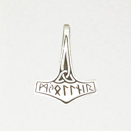 Pendant Thor's Hammer Runes Knot