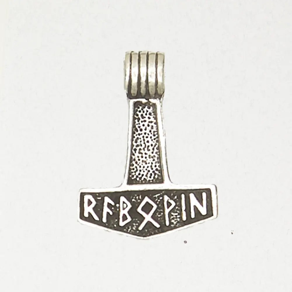 Pendant Thor's Hammer Runes Sm