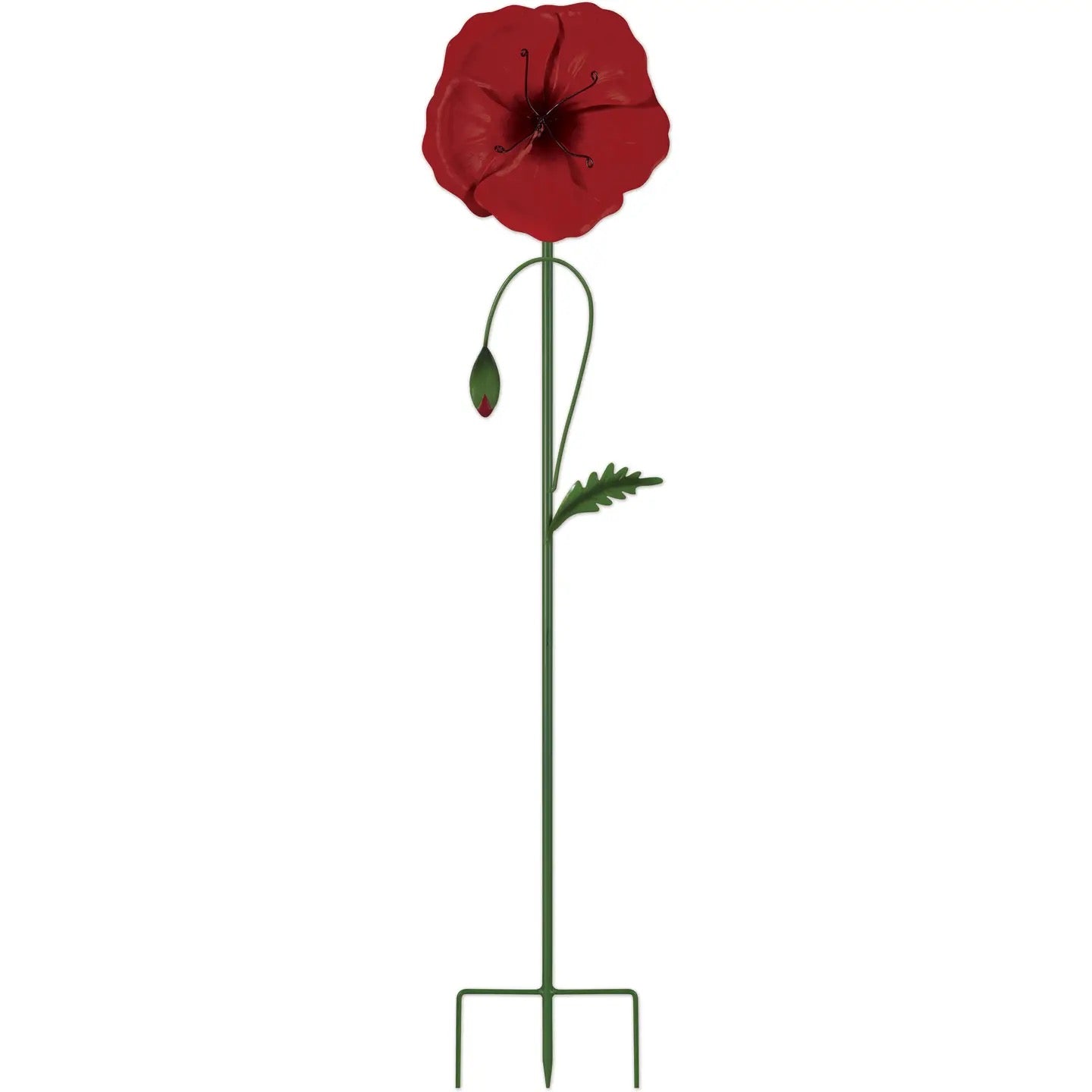 Stake Poppy Red 42 in