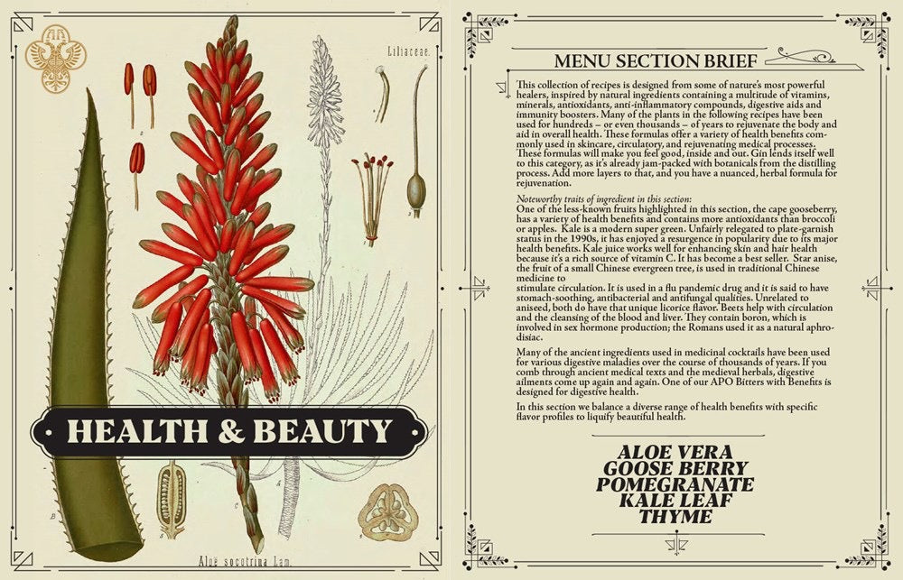 Heath and beauty excerpt on of white 