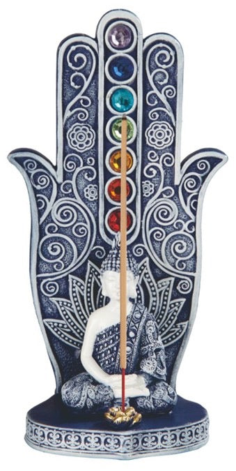 Incense Holder Buddha Chakra Hand