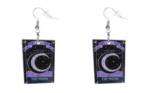 Earrings Tarot Moon