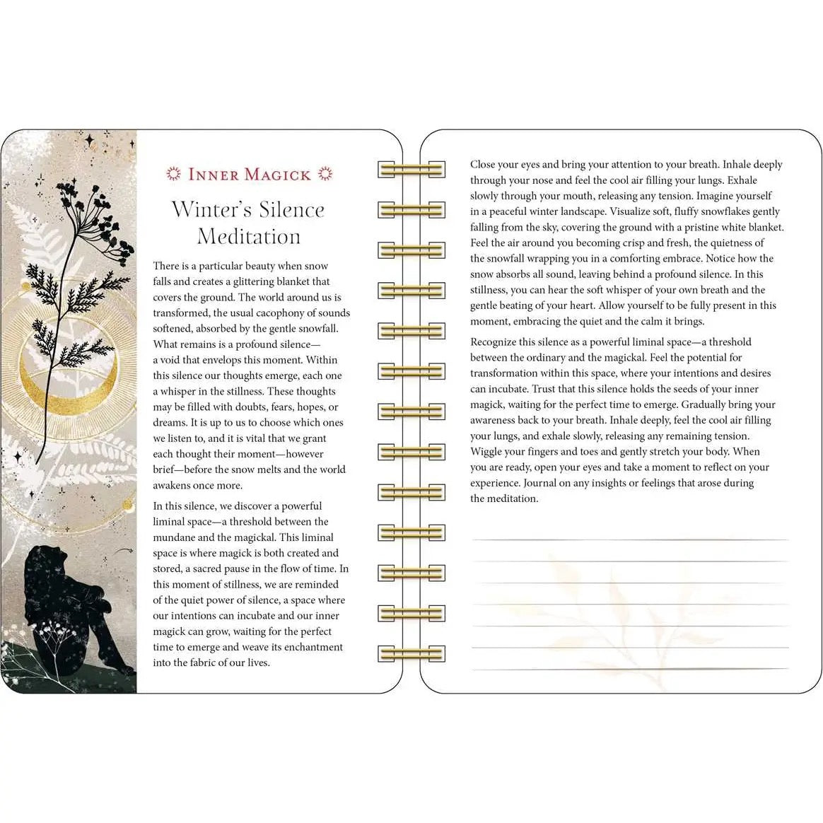 Wandernummer Inner Magick book with text and illustrations on a white background