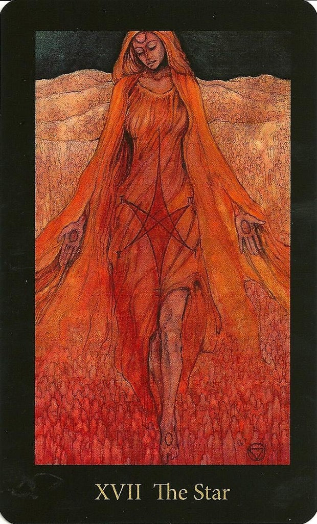 The Mary-El Tarot Deck and Book Set star card