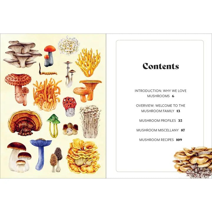 Mushroom Miscellany table of contents