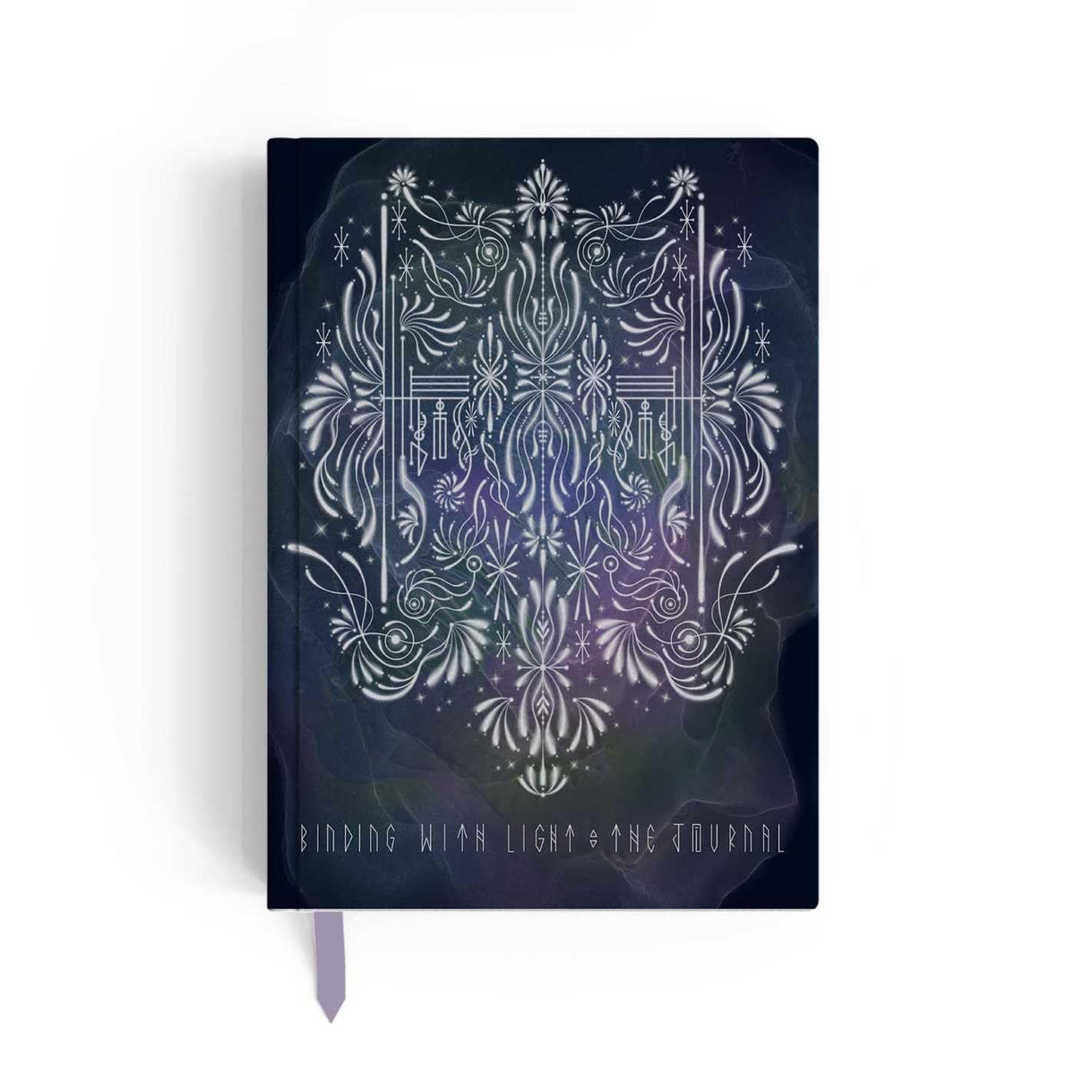 Front of companion book with design.