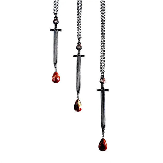 Necklace Sword Blood Drop