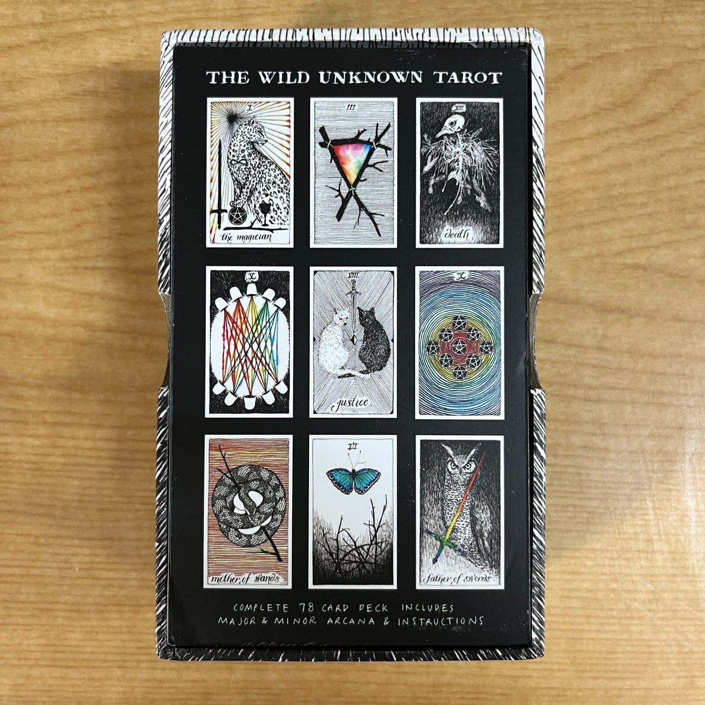 The Wild Unknown Tarot 1st Edition Back of deck