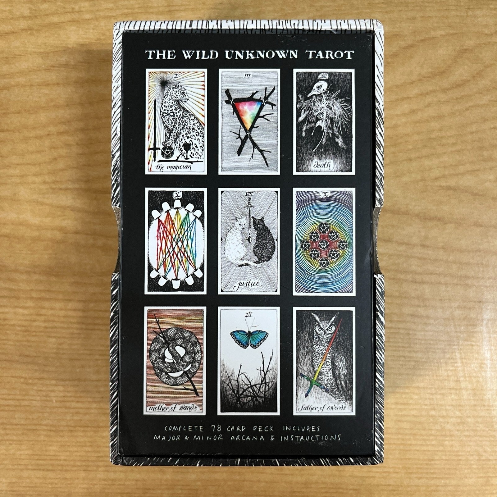 The Wild Unknown Tarot 1st Edition Back of deck