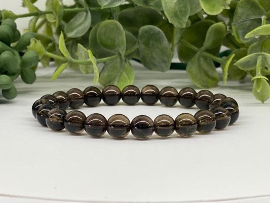 Bracelet Smoky Quartz 8 mm