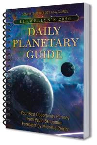 Book titled 'Daily Planetary Guide' with celestial design on cover