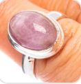 Ring Kunzite 6.5 pink