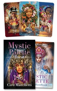 sample cards from Mystic Palette Tarot Kit