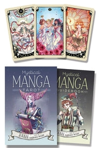 sample cards from Mystical Manga Tarot set