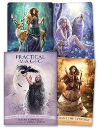 various cards from the  Practical Magic Oracle Deck & Book