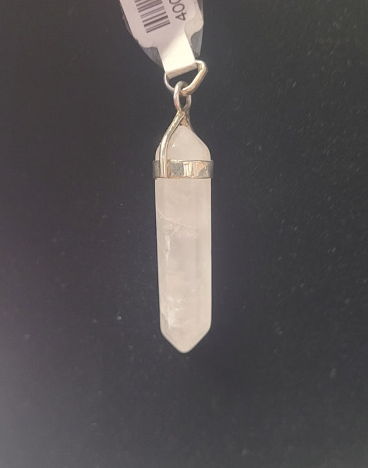 Pendant Rose Quartz Crystal Point (BR6)
