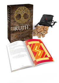 Rune: The Secrets of Rune Magic, book, rune set, box