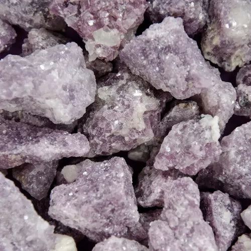 purple Lepidolite raw, rough