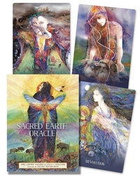 various cards from the Sacred Earth Oracle