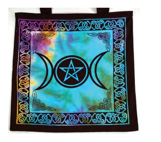 Tote Triple Moon Pentacle