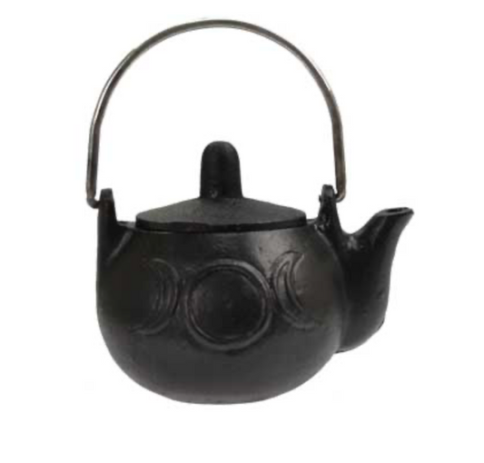 Teapot Iron Triple Moon