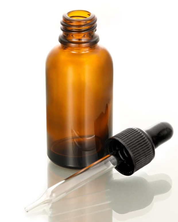 Bottle Dropper Amber 1 oz (8 Dram)