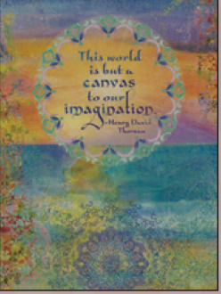 Greeting Card World is but a Canvas Birthday